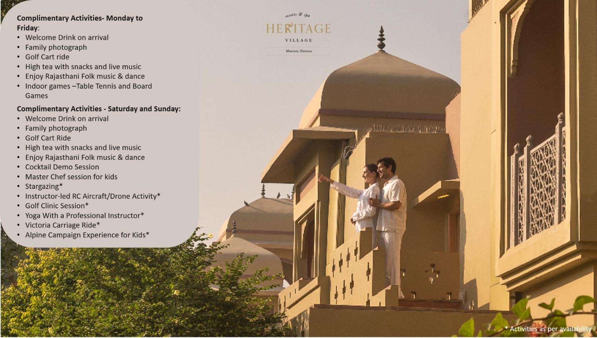 Heritage Village Resort & Spa Manesar-Gurgaon Buitenkant foto