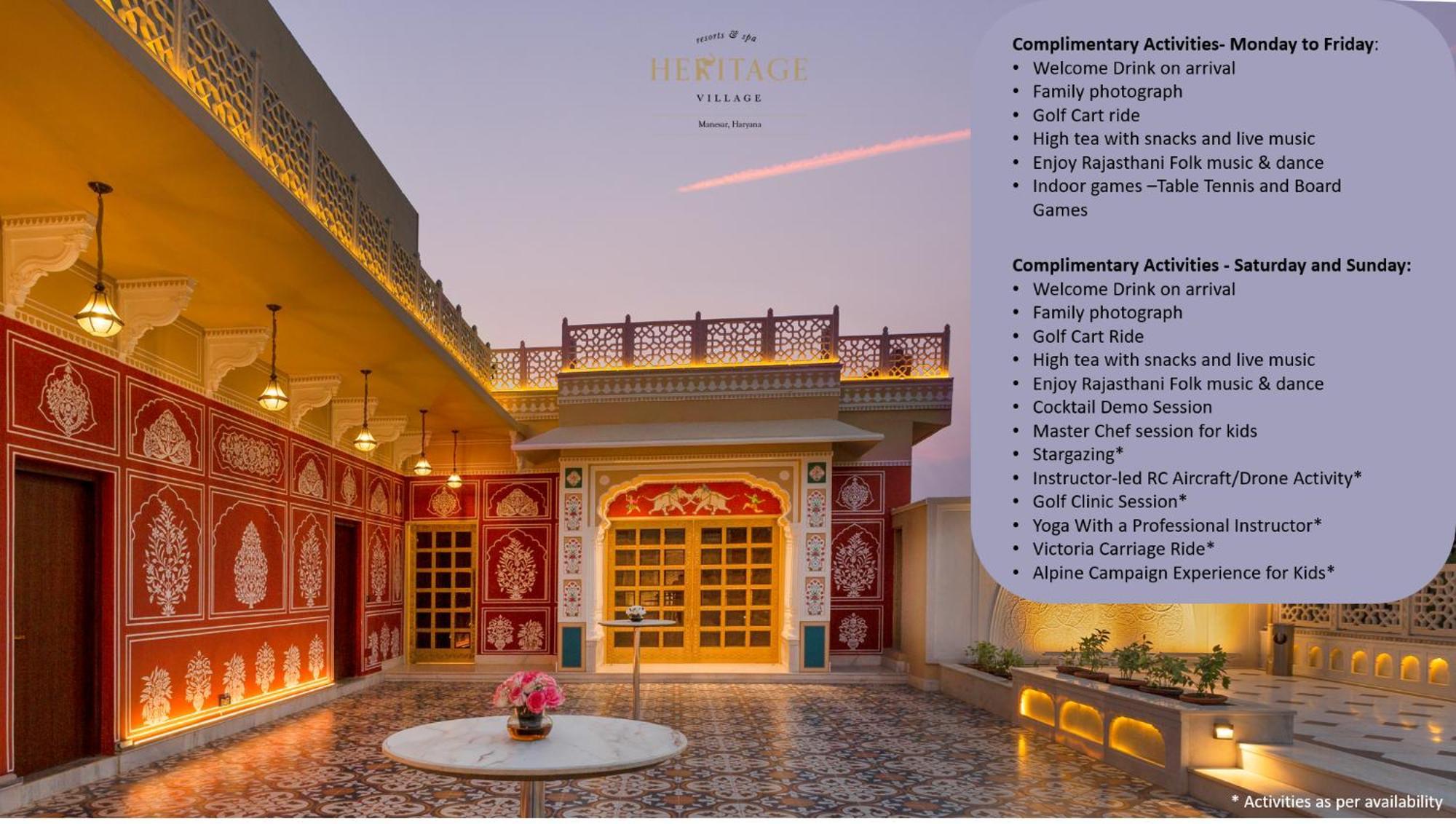 Heritage Village Resort & Spa Manesar-Gurgaon Buitenkant foto